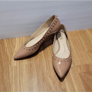 Sam Edelman Pointed Rockstud Ballet Flats 6.5